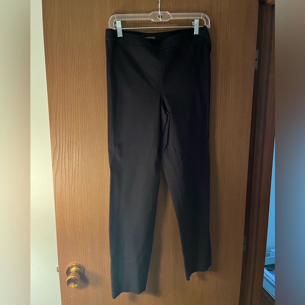 Talbots Chatham Ankle Size 6 Black Work Pants